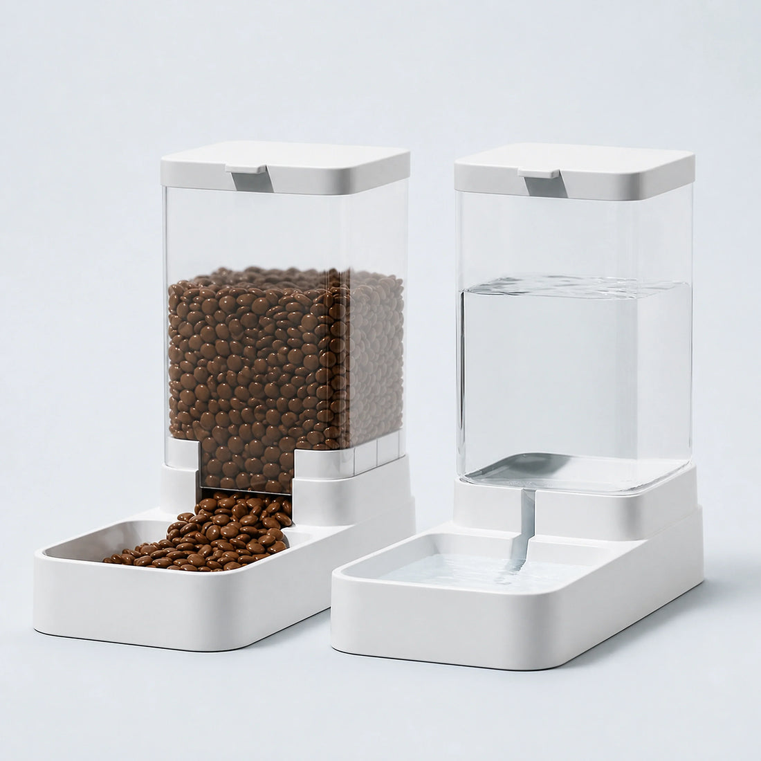 Gravity Pet Feeder & Water Dispenser – Single or Set
