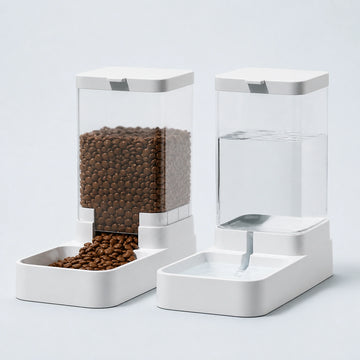 Gravity Pet Feeder & Water Dispenser – Single or Set