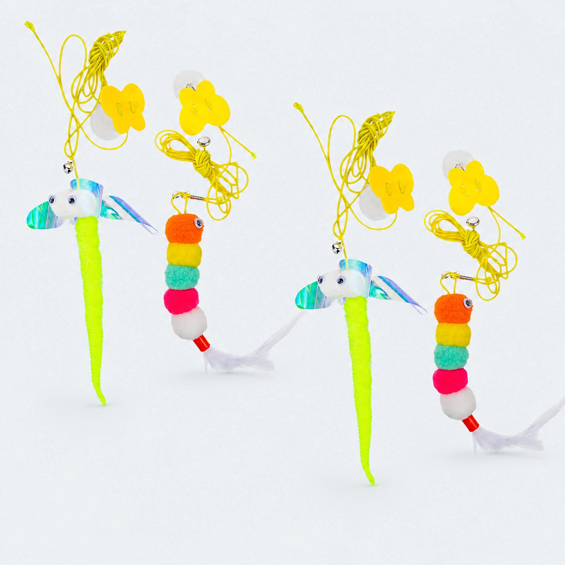 Hanging Stretchy Rope Cat Teaser Toy – 11 Styles