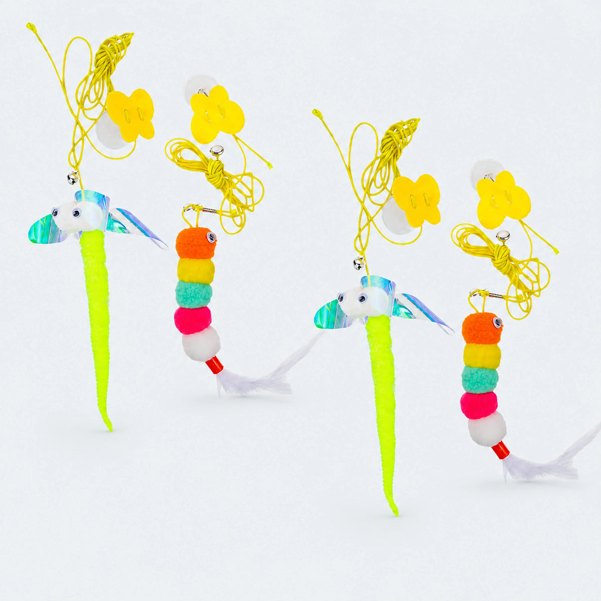 Hanging Stretchy Rope Cat Teaser Toy – 11 Styles