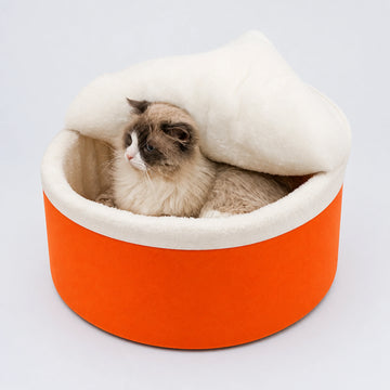 Instant Noodle Cup Cat Bed with Lid – 3 Sizes