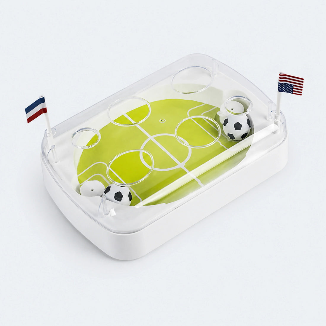 Interactive Tabletop Soccer Game for Cats