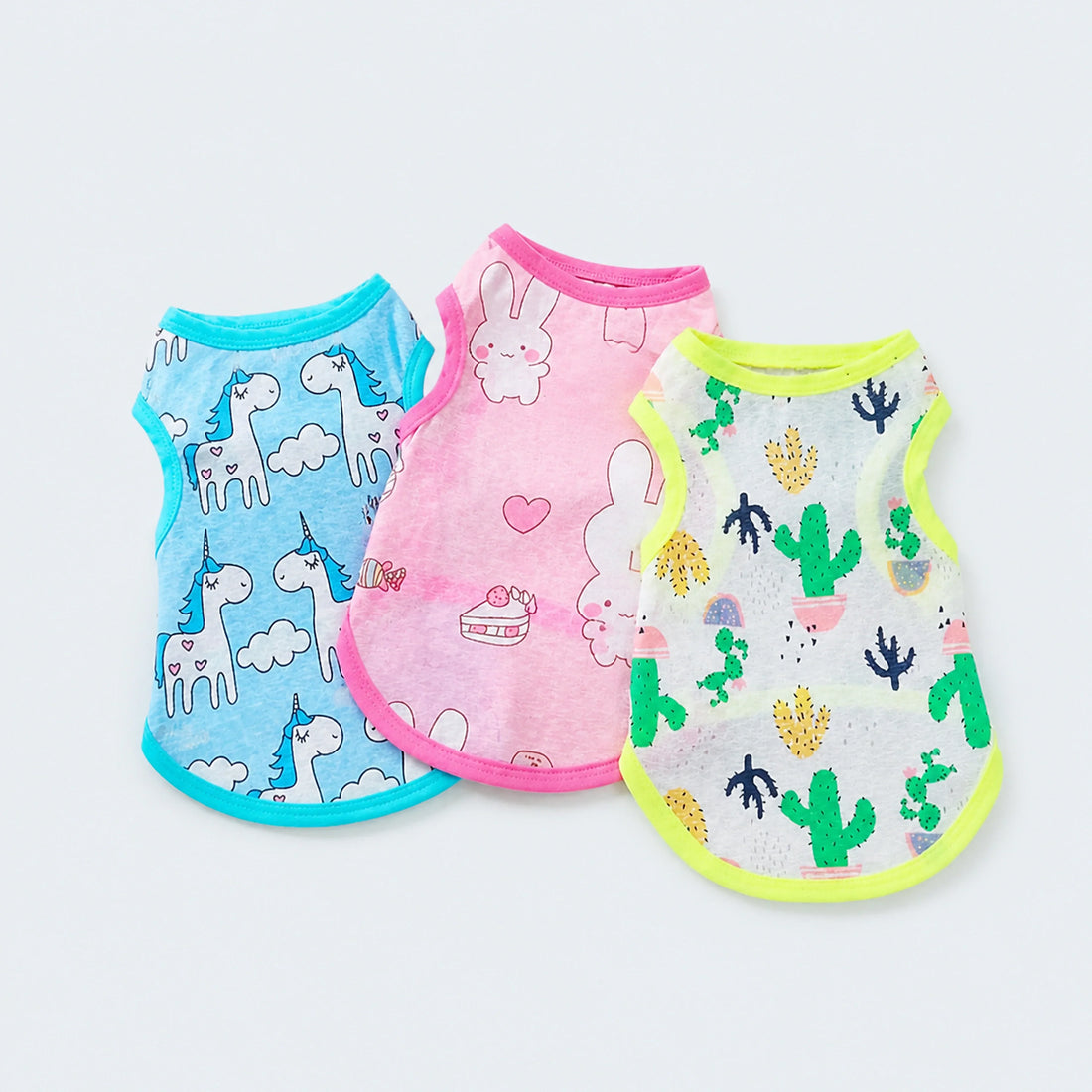 Lightweight Printed Cat Vest – XS to XL