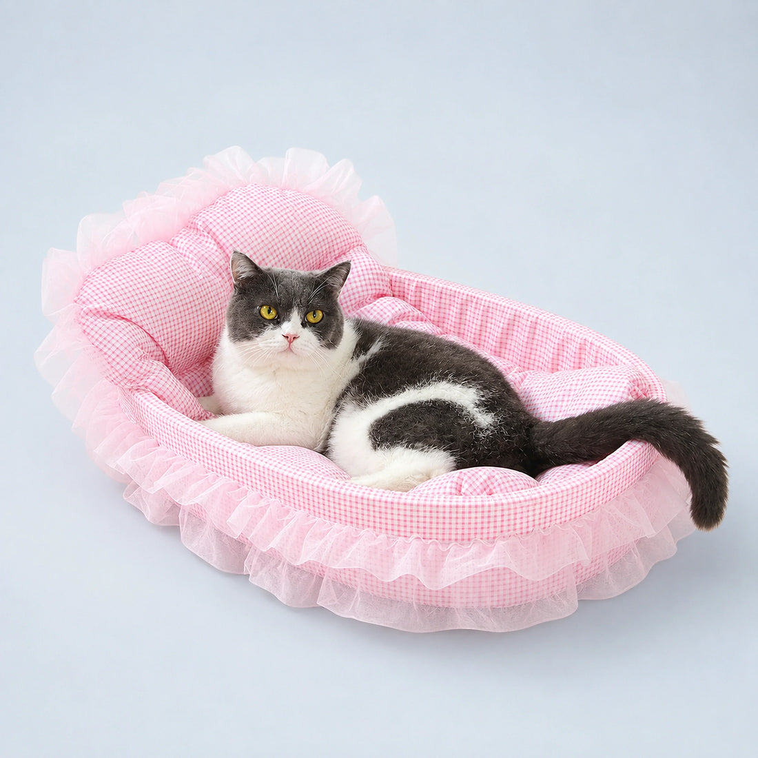 Macaron-Color Indoor Cat Bed