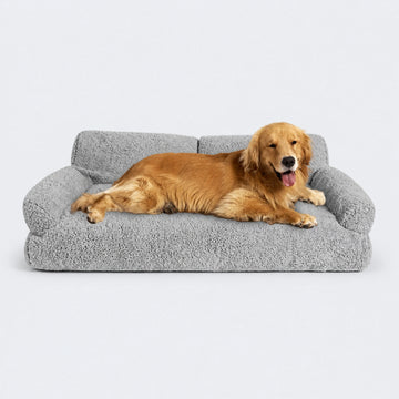 Plush Bolster Sofa Bed for Dogs and Cats – 3 Colors