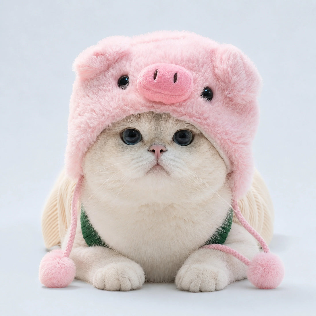 Plush Character Pet Hat – 13 Styles, Single or 3-Piece Set