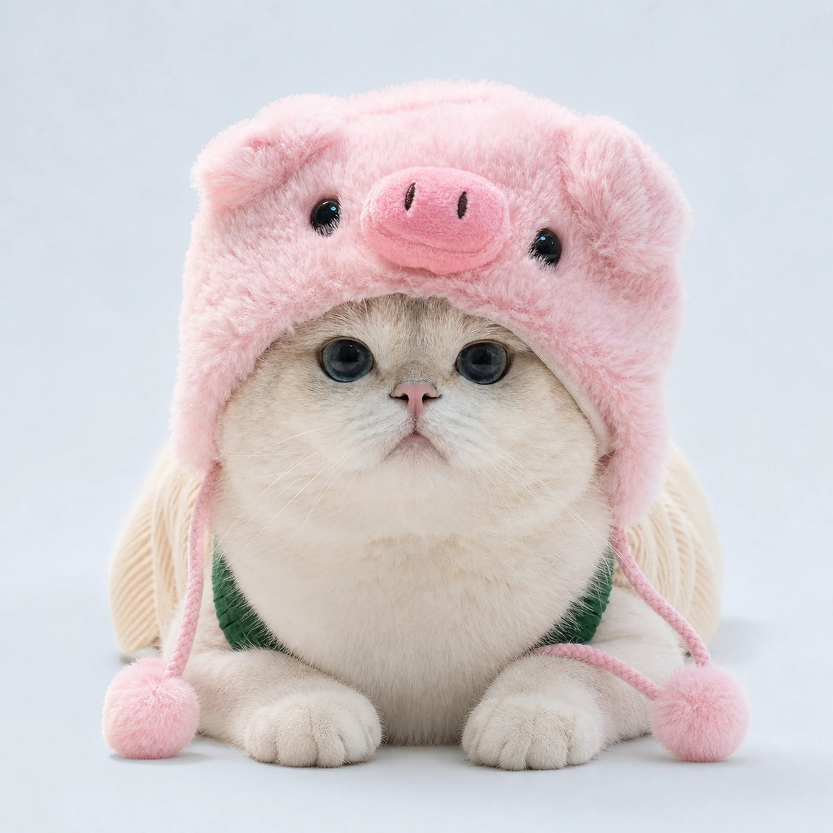 Plush Character Pet Hat – 13 Styles, Single or 3-Piece Set