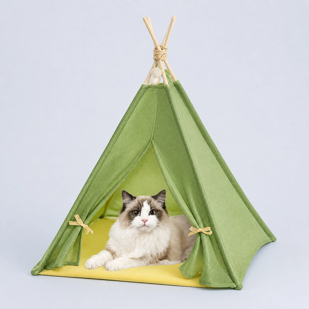 Portable Tent-Style Cat House Bed for Pets up to 5kg