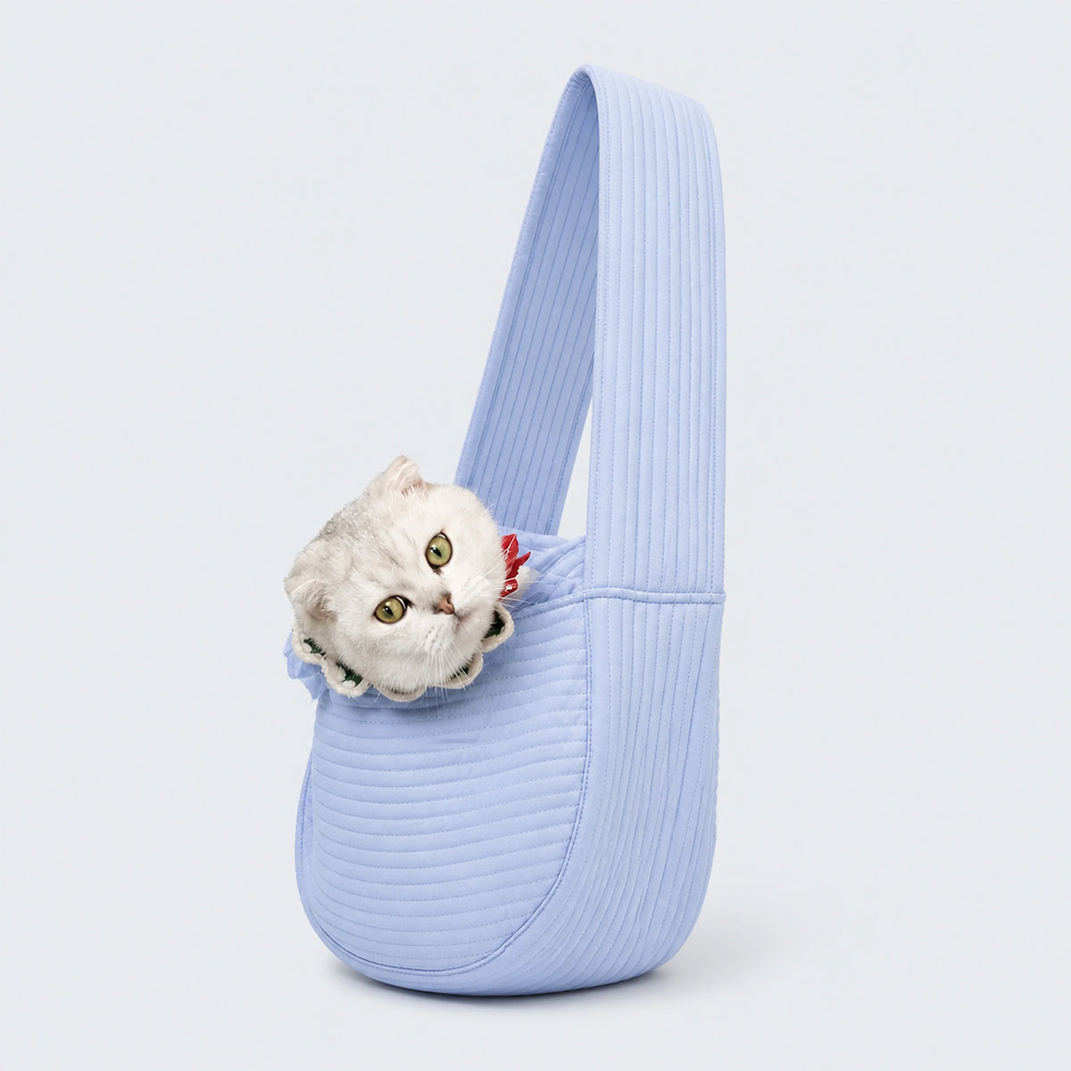 Quilted Pet Sling Carrier for Cats & Small Dogs – S to L