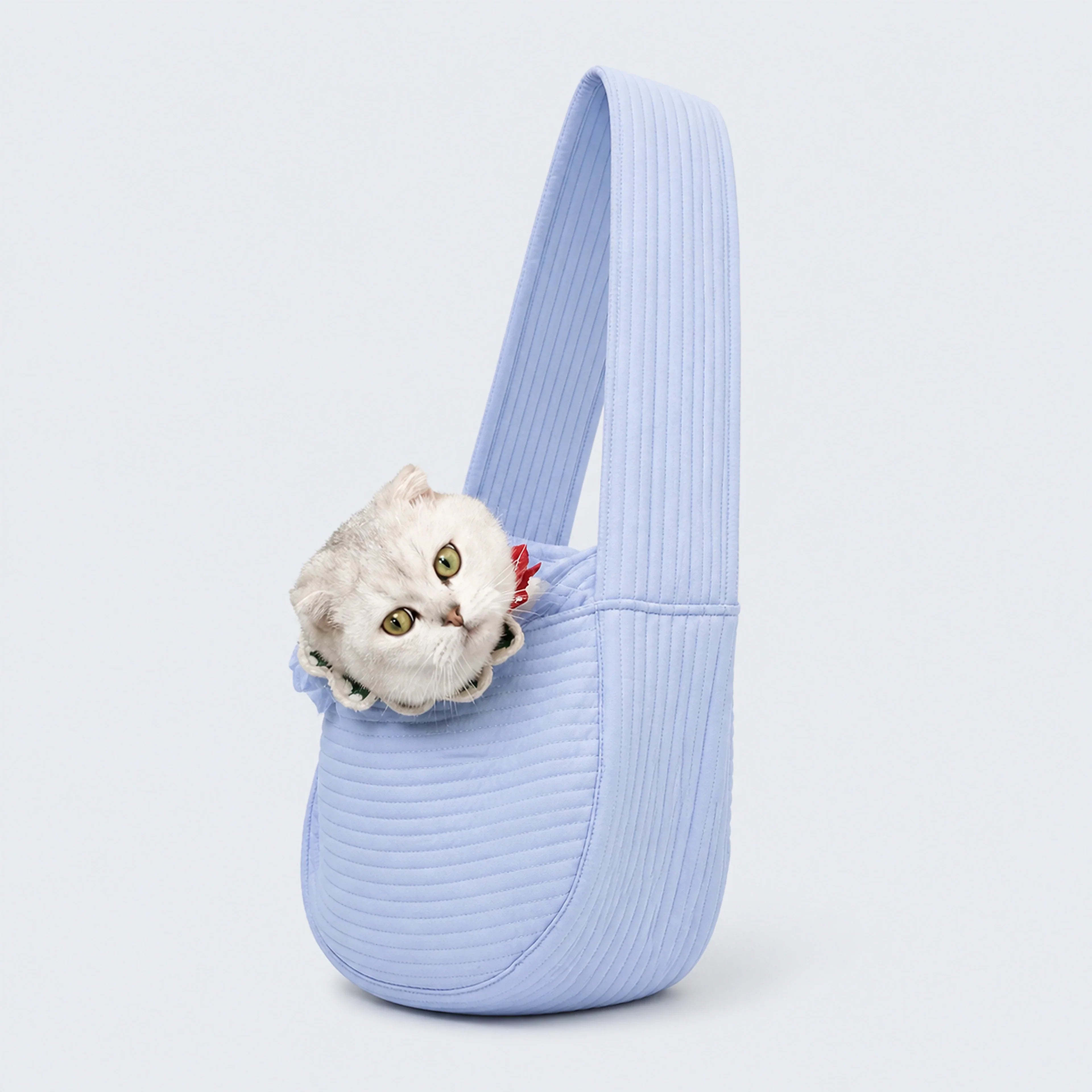 Quilted Pet Sling Carrier for Cats & Small Dogs – S to L
