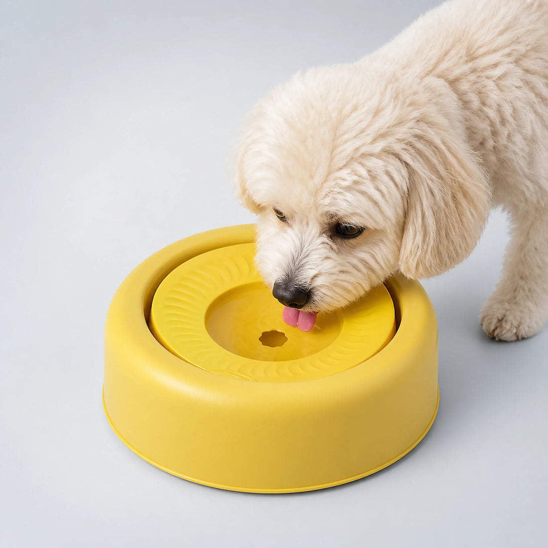 Reduced-Spill Pet Water Bowl – 4 Colors