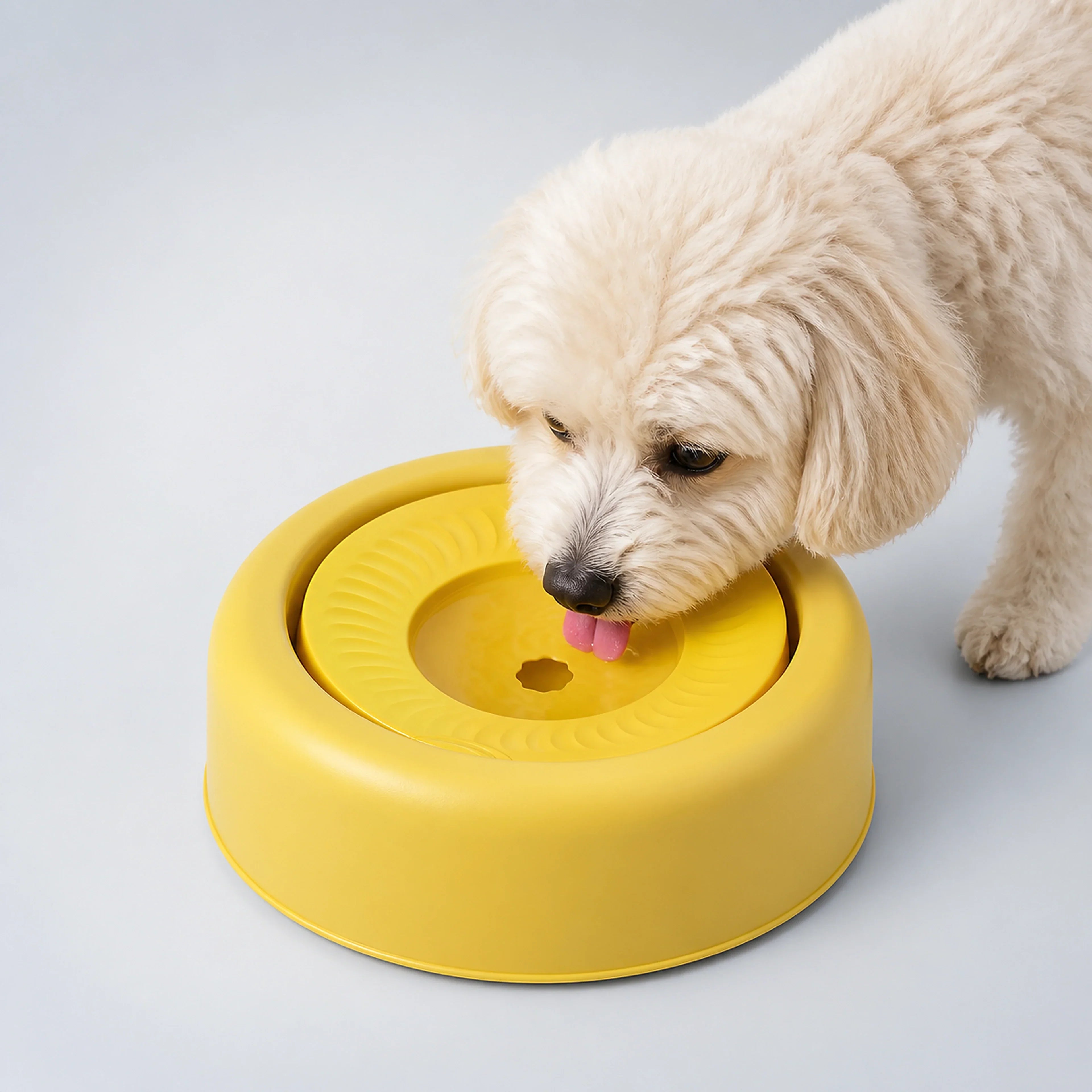 Reduced-Spill Pet Water Bowl – 4 Colors