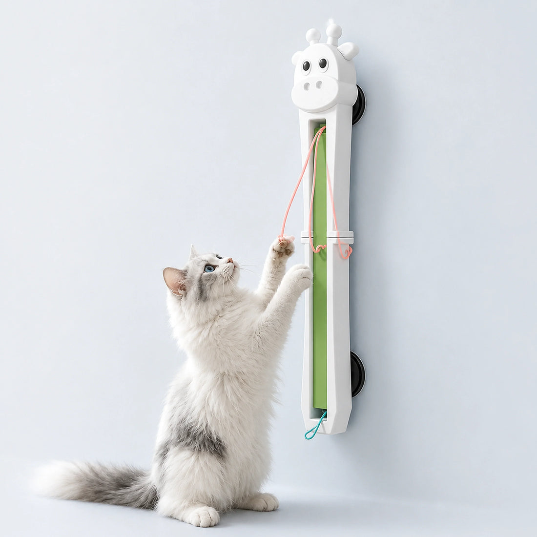 Wall-Mounted Automatic Retractable Rope Cat Toy – 1 or 2 Pack