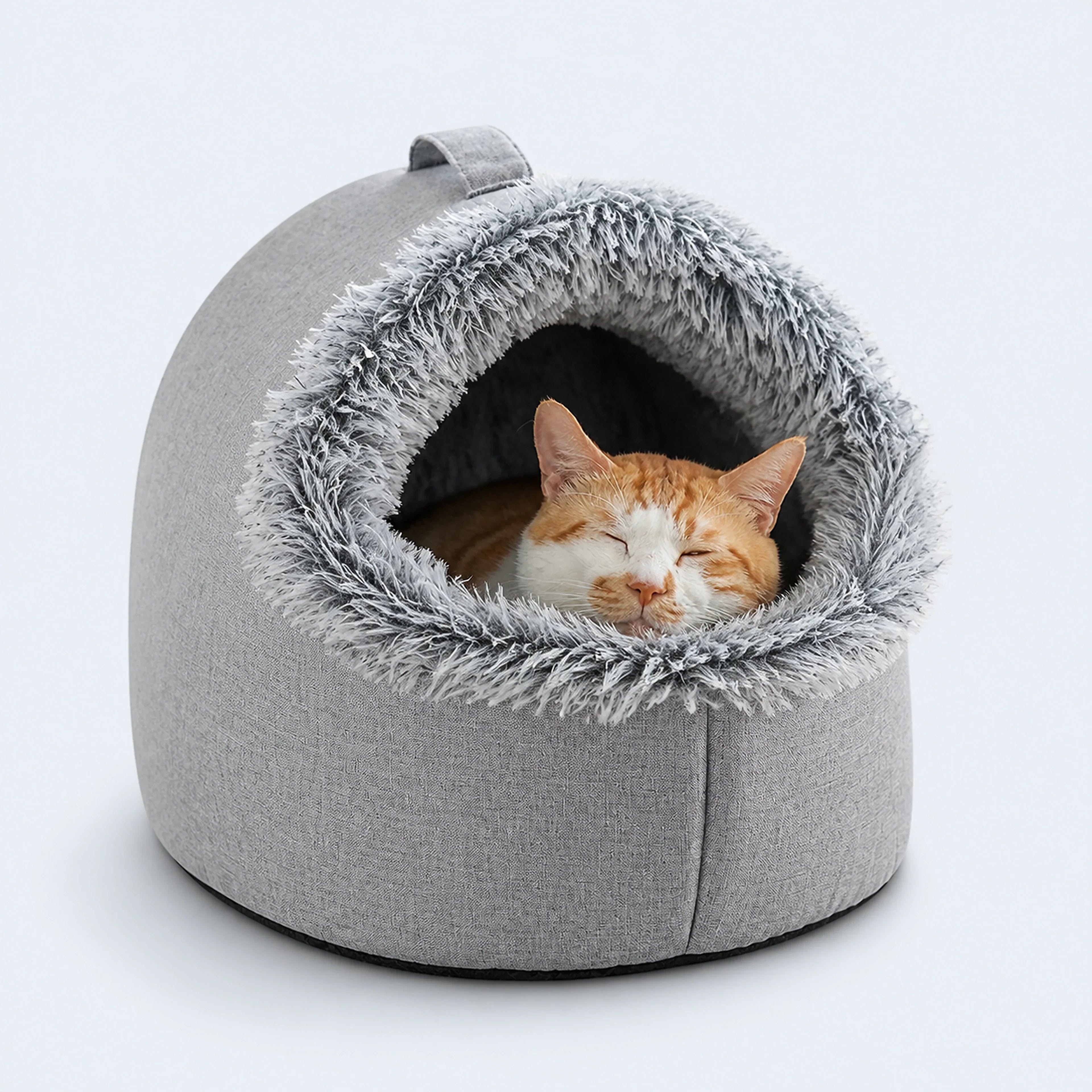 Warm Enclosed Pet House for Cats & Small Dogs – M or L