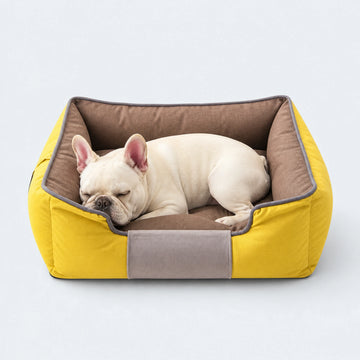 Washable Canvas Bolster Bed for Dogs and Cats – 3 Sizes