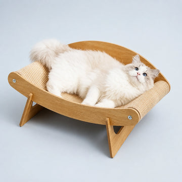 Wooden Cat Scratcher Couch Bed
