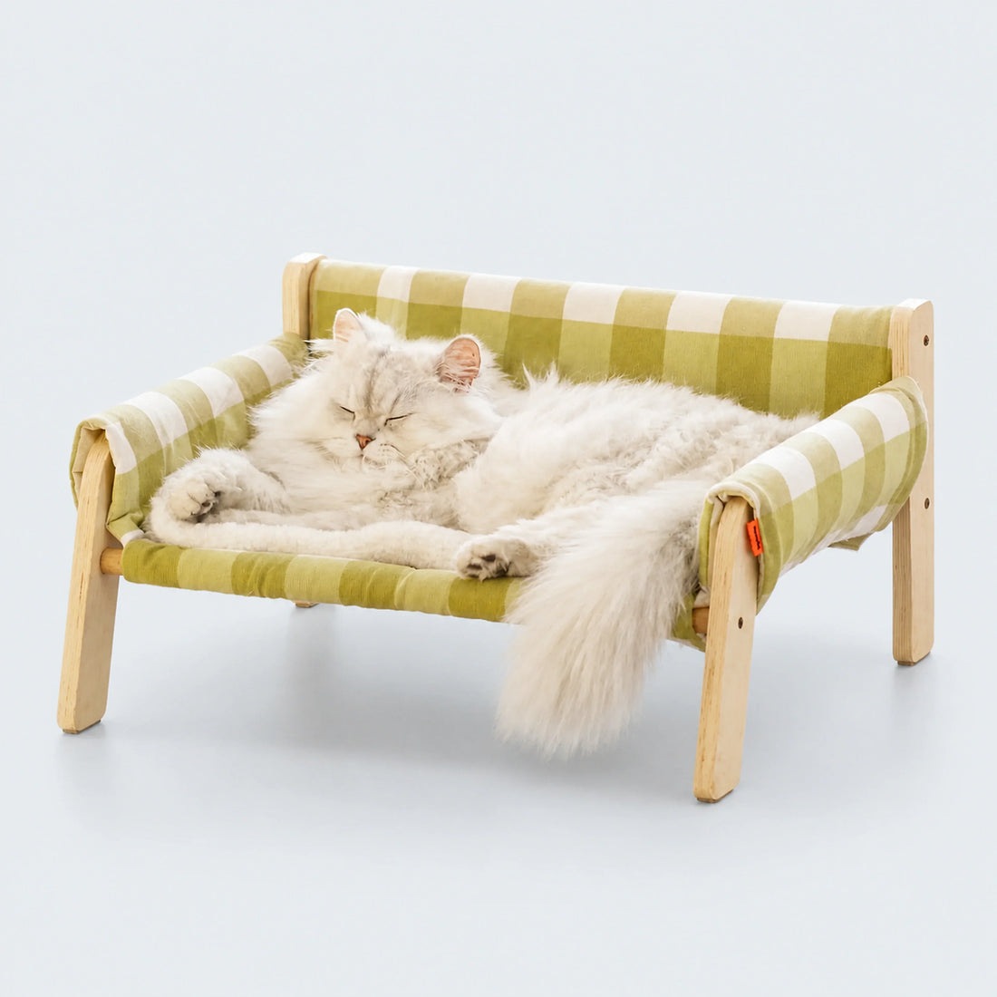 Wooden Cat Sofa Bed with Canvas Seat